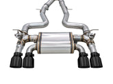 AWE SwitchPath™ Catback Exhaust for BMW F8X M3/M4 - Diamond Black - out of package